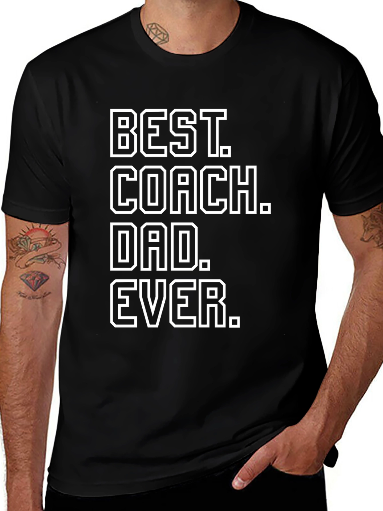 Best Coach Dad Ever T-Shirt