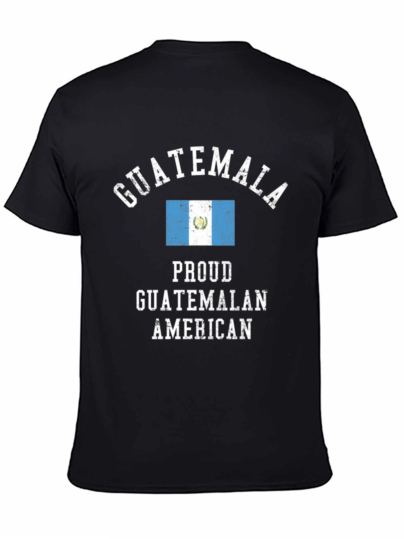 Proud Guatemalan American Black T-Shirt