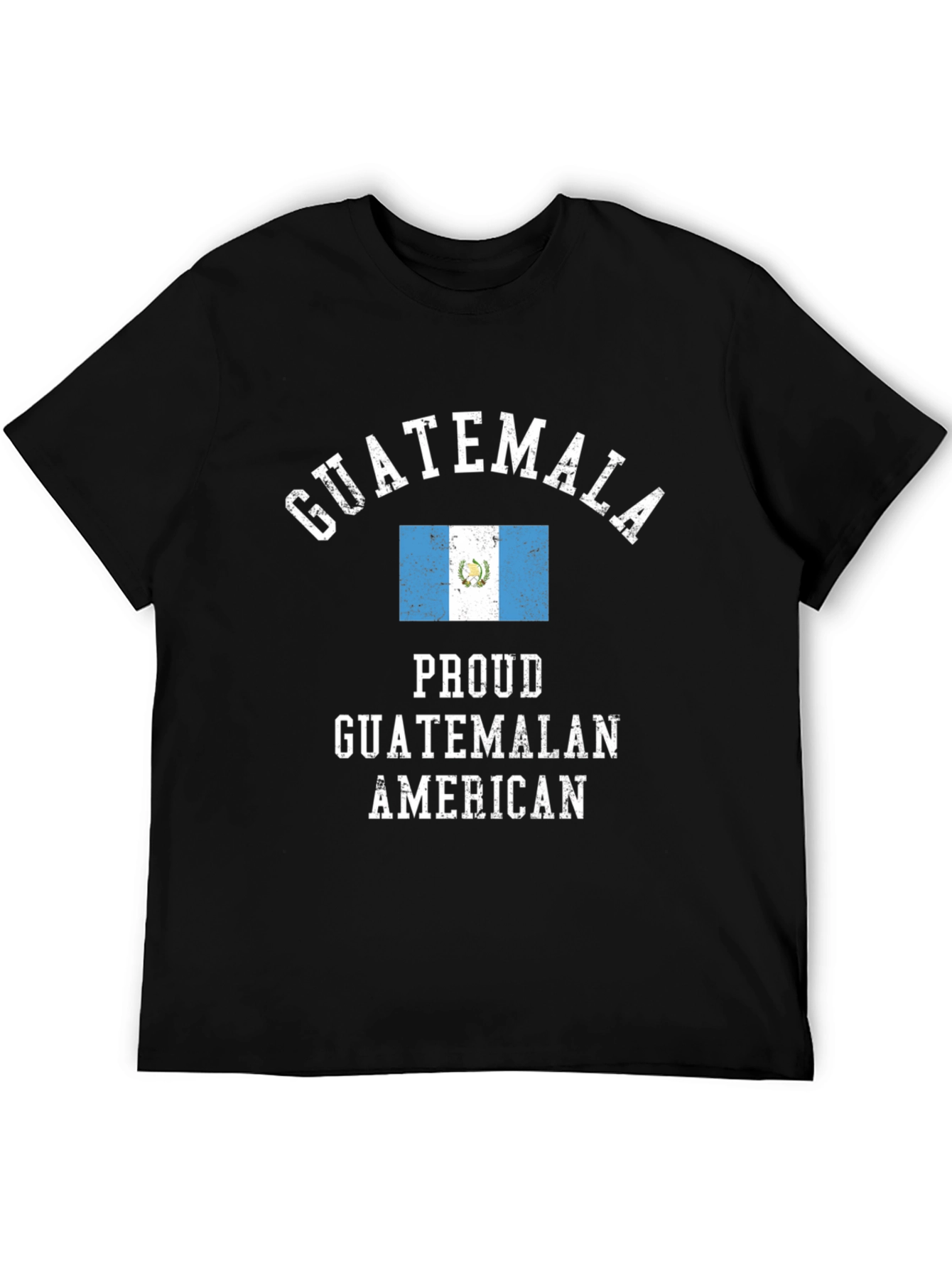 Proud Guatemalan American Black T-Shirt