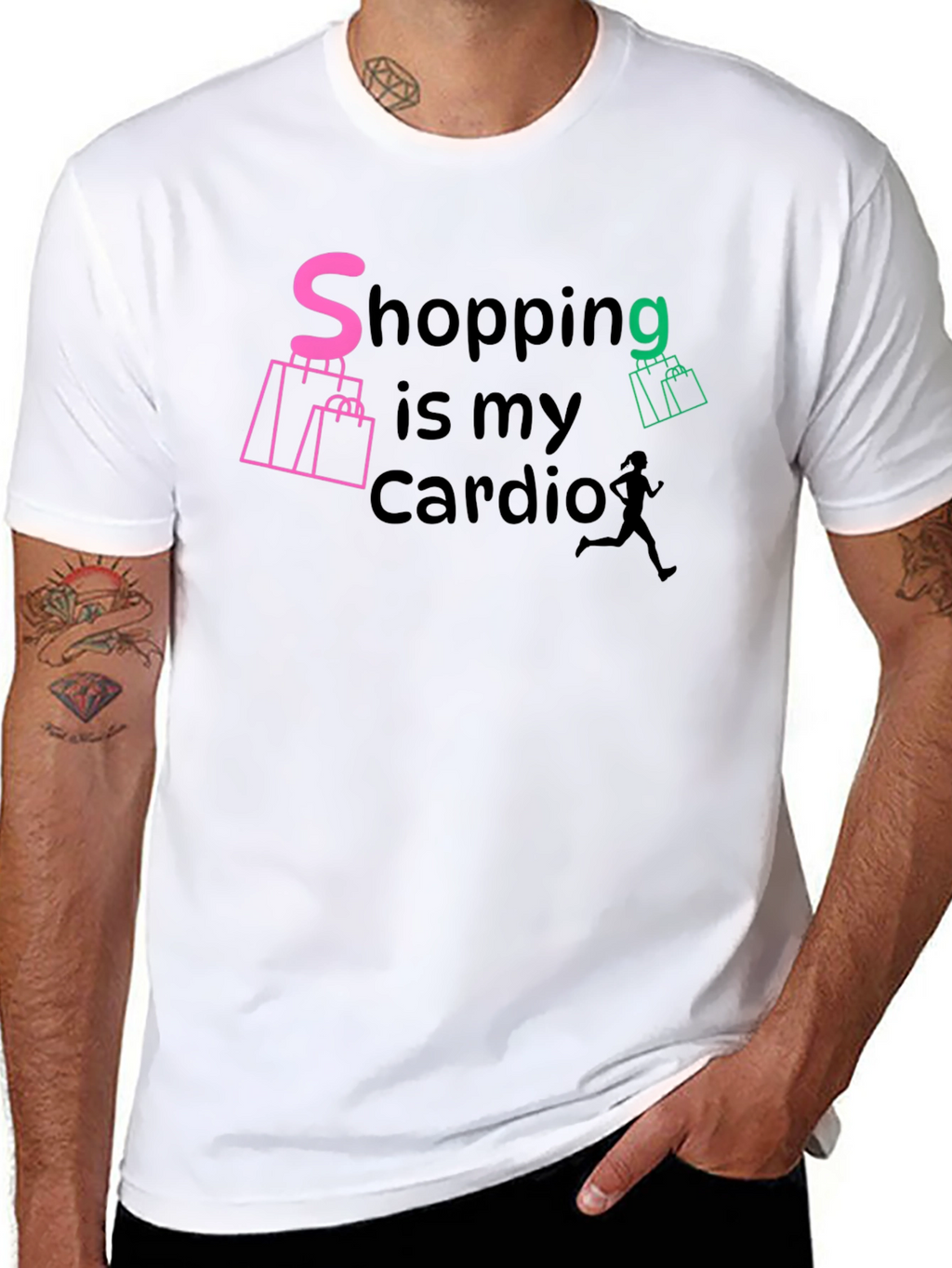 Shopping is My Cardio Graphic Tee