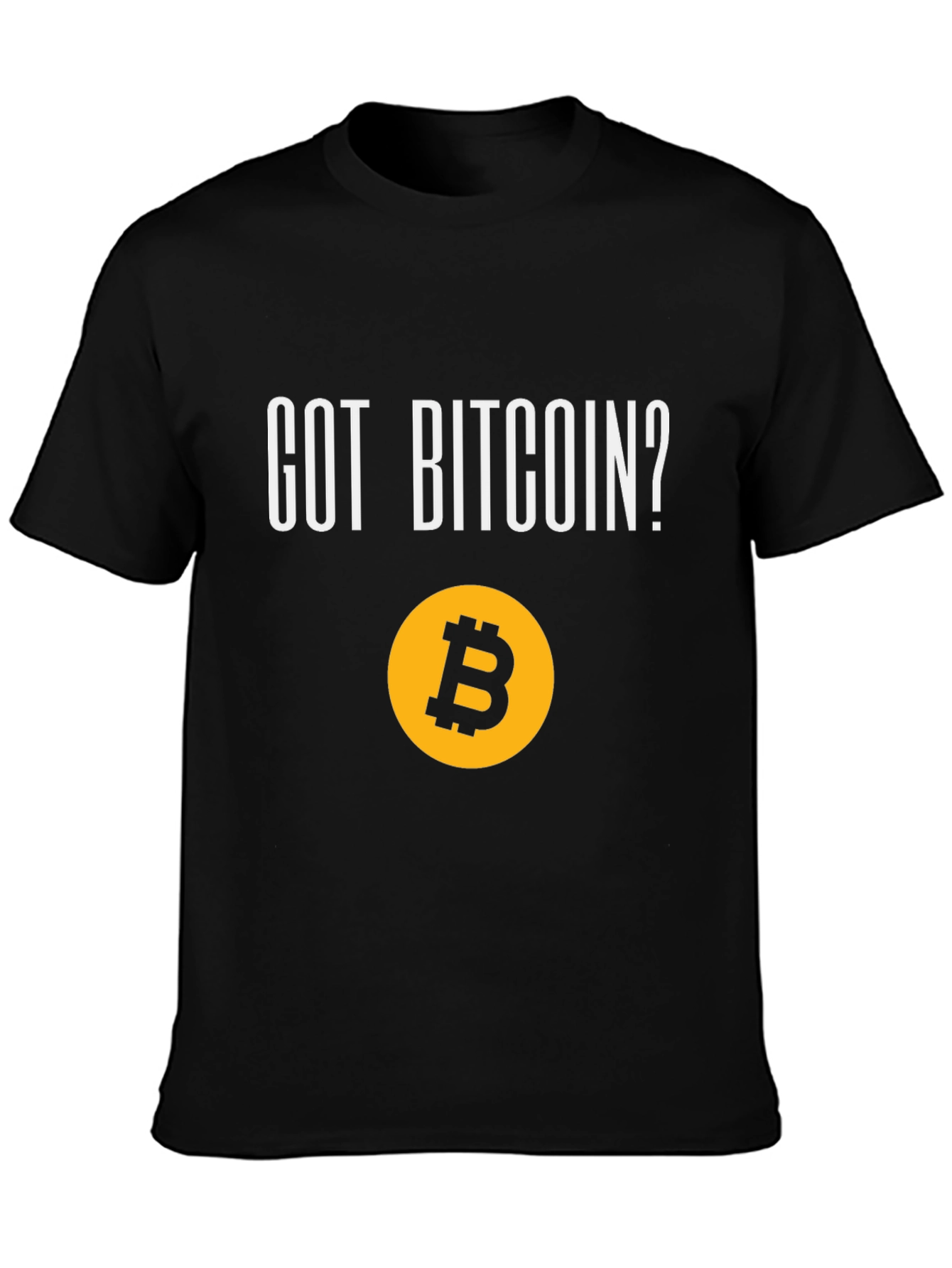 Got Bitcoin? Black Graphic Tee