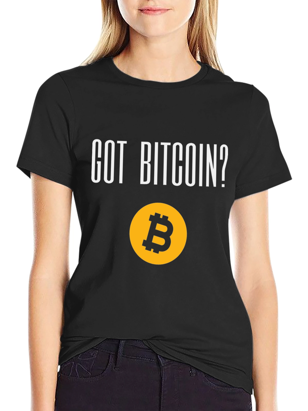 Got Bitcoin? Black Graphic Tee