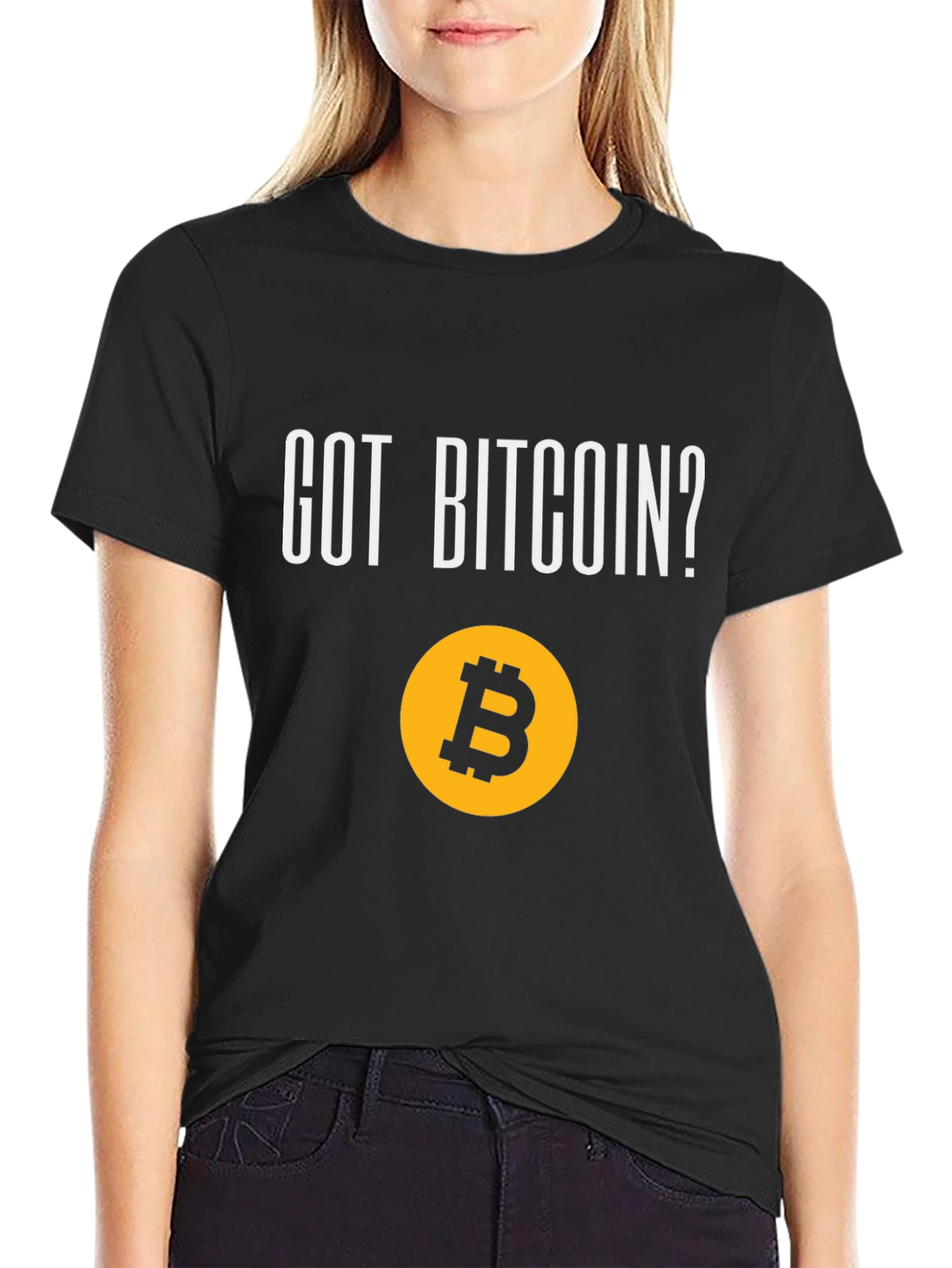 Got Bitcoin? Black Graphic Tee