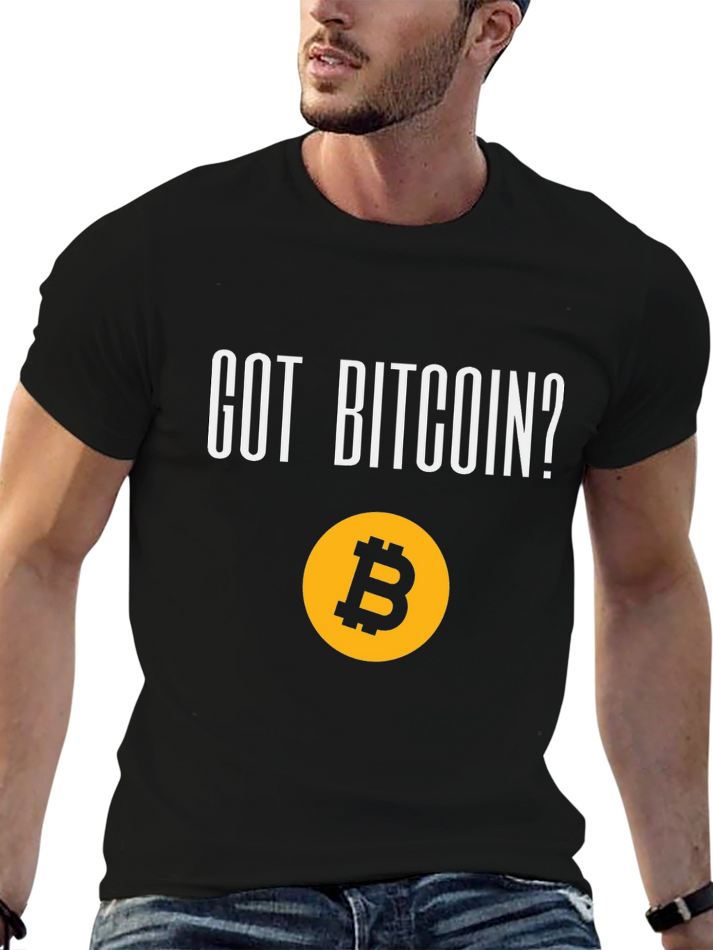 Got Bitcoin? Black Graphic Tee