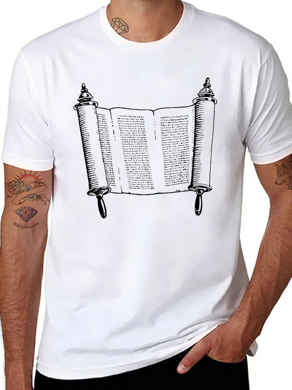 Scrollwork Graphic T-Shirt