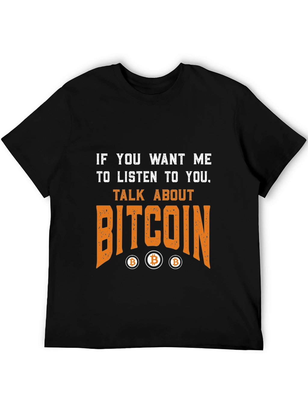 Bitcoin Graphic T-Shirt - Cryptocurrency Enthusiast Tee