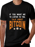 Bitcoin Graphic T-Shirt - Cryptocurrency Enthusiast Tee