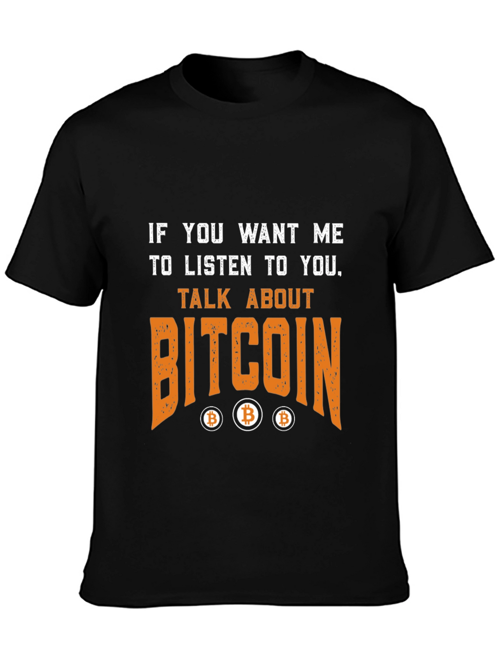 Bitcoin Graphic T-Shirt - Cryptocurrency Enthusiast Tee