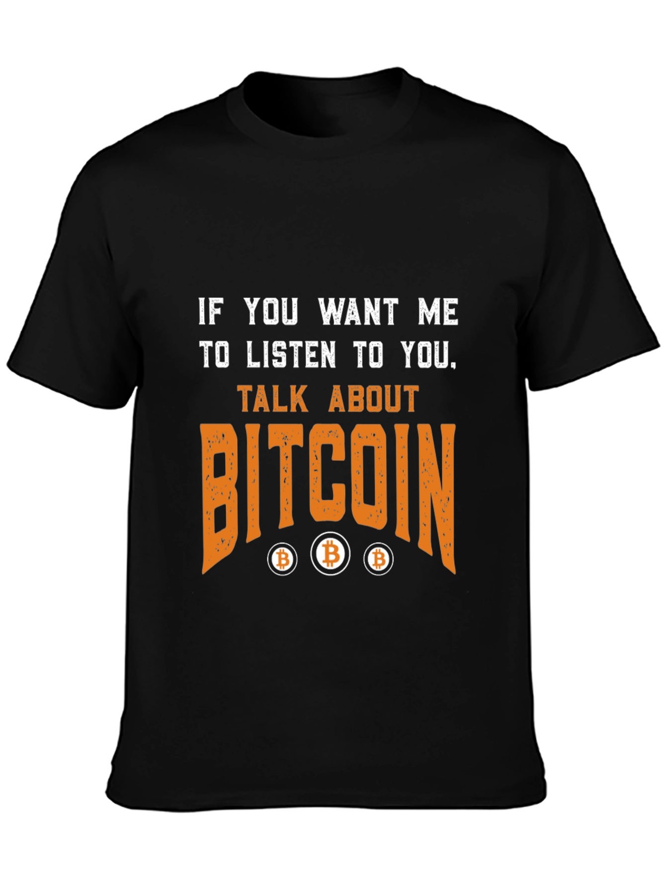 Bitcoin Graphic T-Shirt - Cryptocurrency Enthusiast Tee