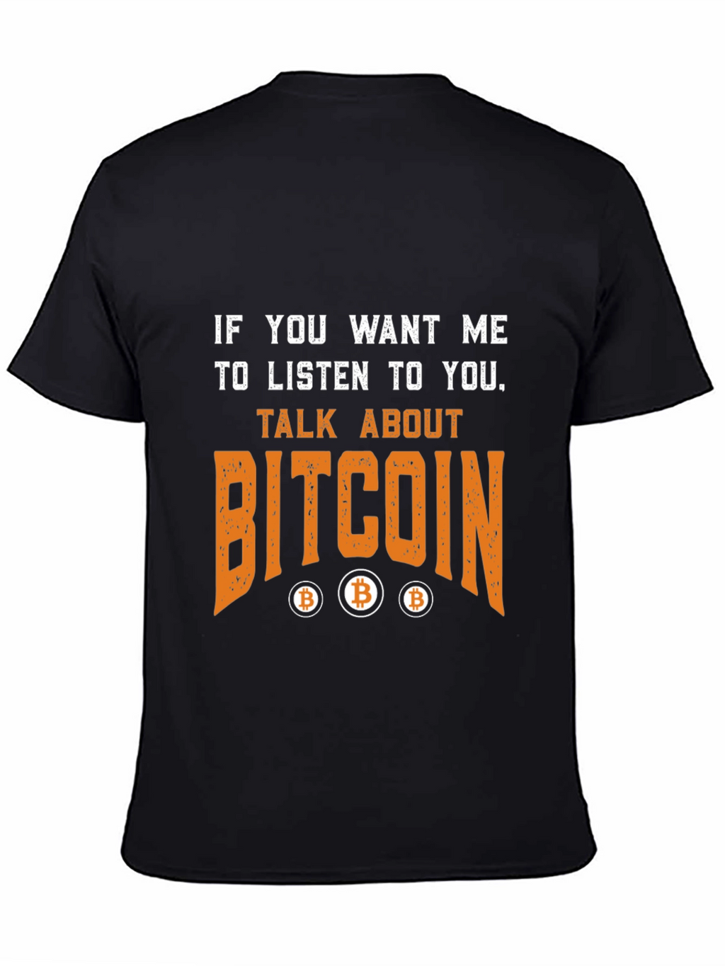 Bitcoin Graphic T-Shirt - Cryptocurrency Enthusiast Tee