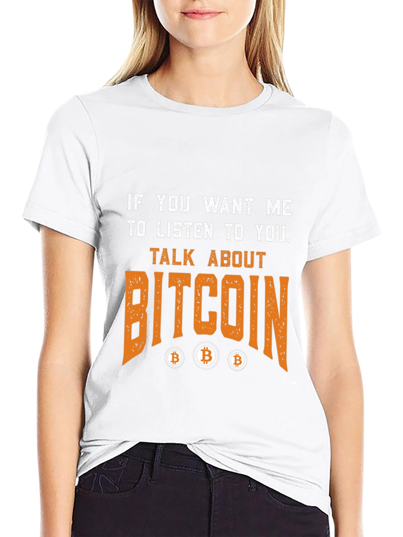 Bitcoin Graphic T-Shirt - Cryptocurrency Enthusiast Tee