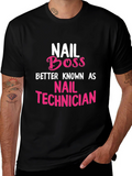 Nail Boss T-Shirt - Nail Technician Apparel
