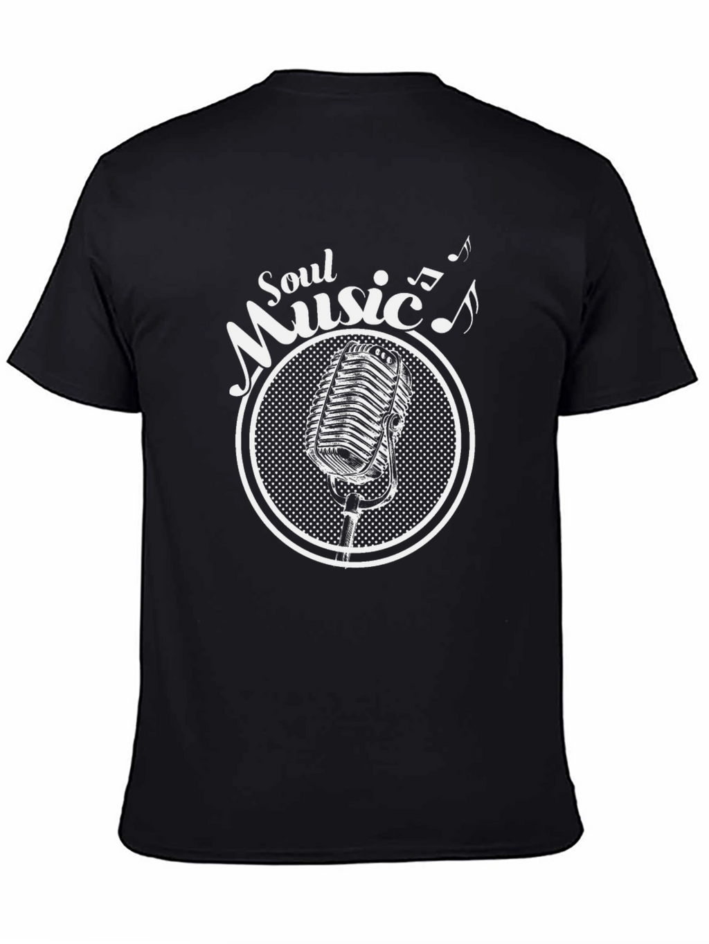 Soul Music Microphone Graphic T-Shirt