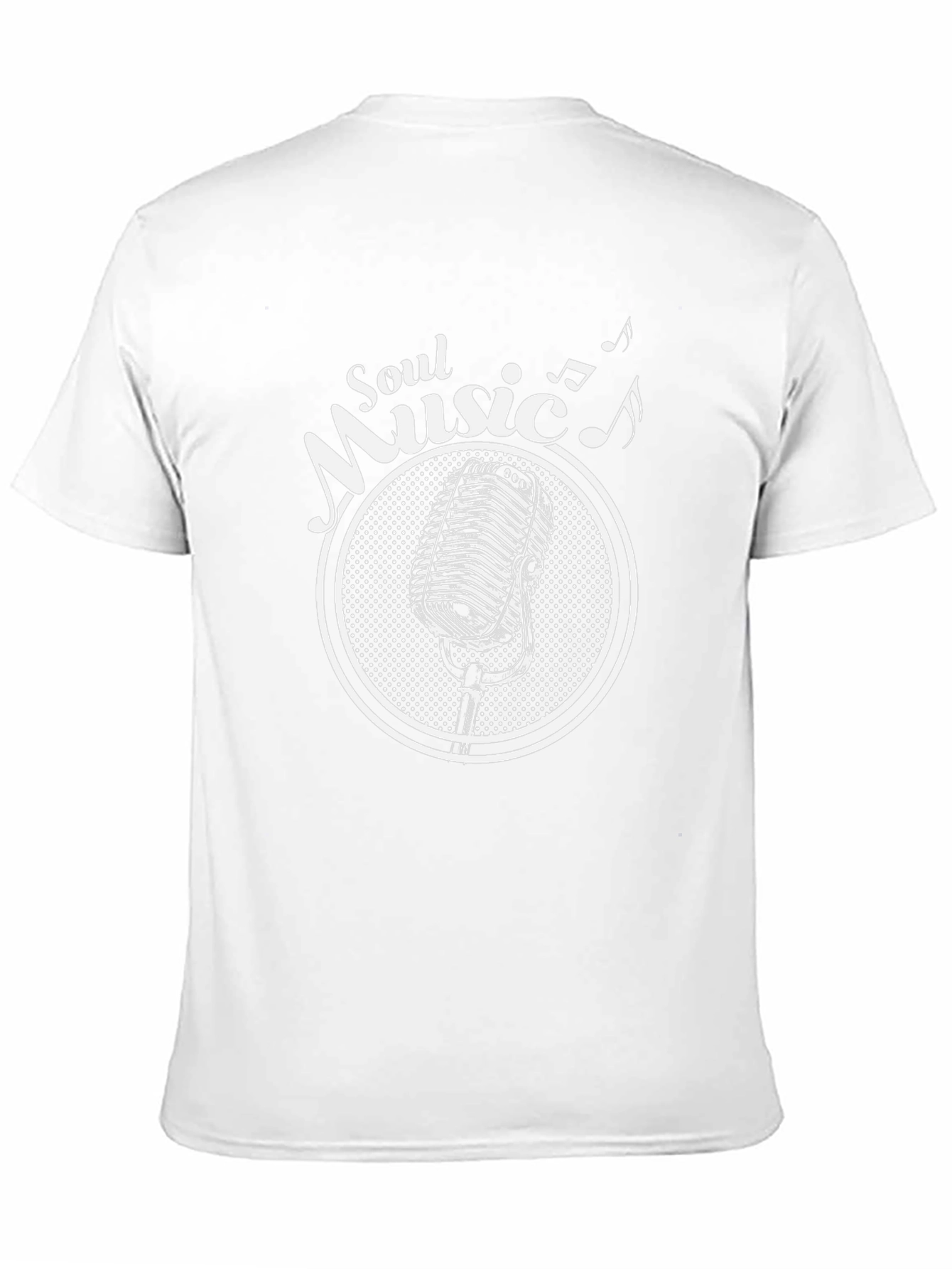 Soul Music Microphone Graphic T-Shirt