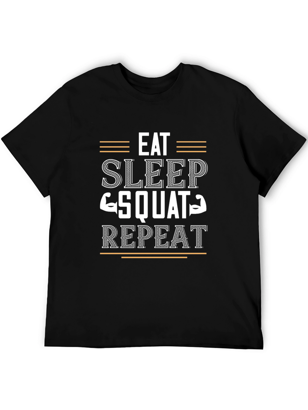 Eat Sleep Squat Repeat Gym Workout T-Shirt
