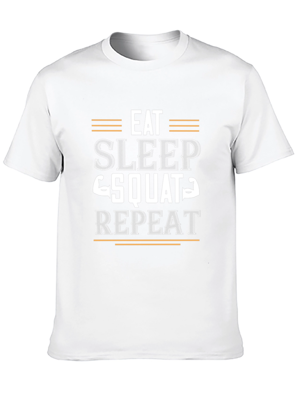 Eat Sleep Squat Repeat Gym Workout T-Shirt