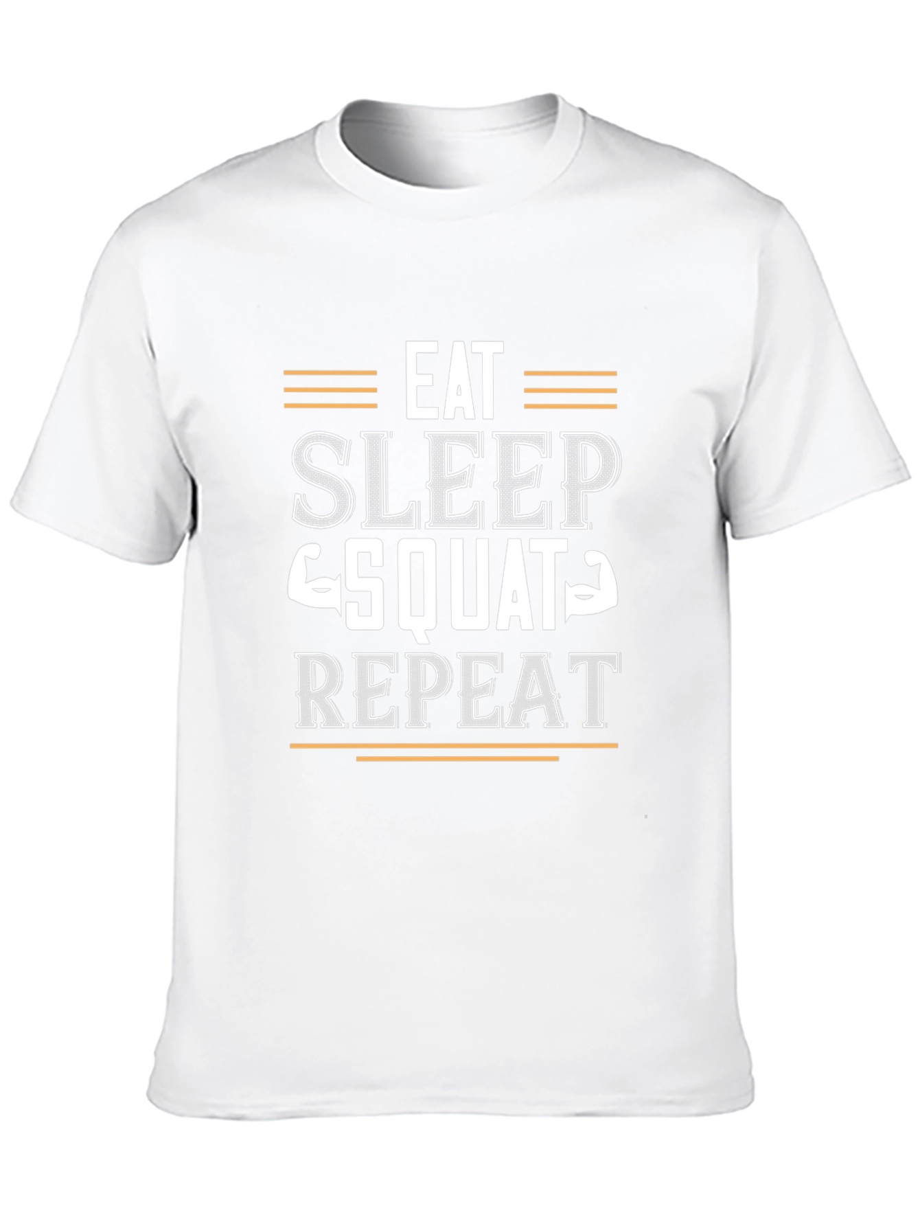 Eat Sleep Squat Repeat Gym Workout T-Shirt