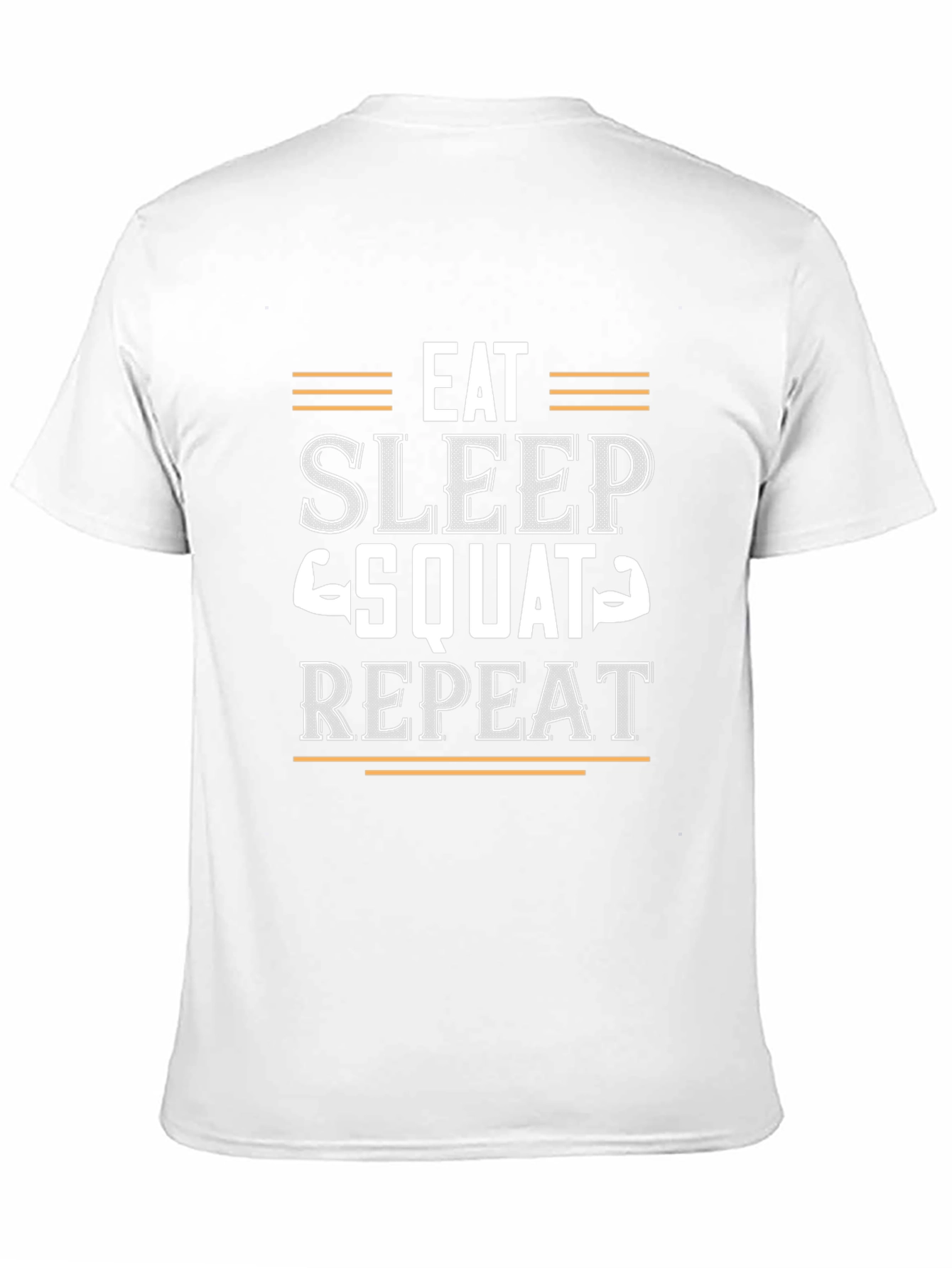 Eat Sleep Squat Repeat Gym Workout T-Shirt