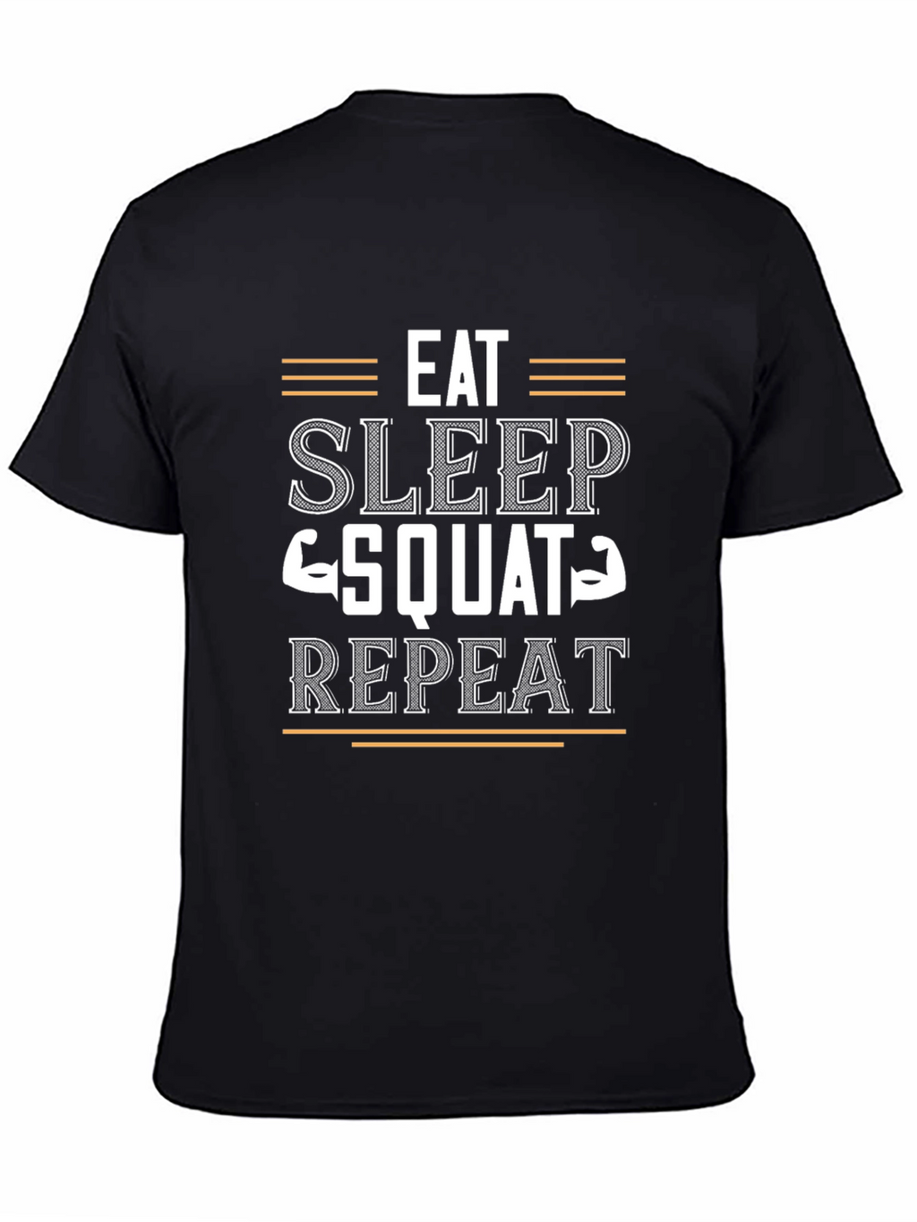 Eat Sleep Squat Repeat Gym Workout T-Shirt