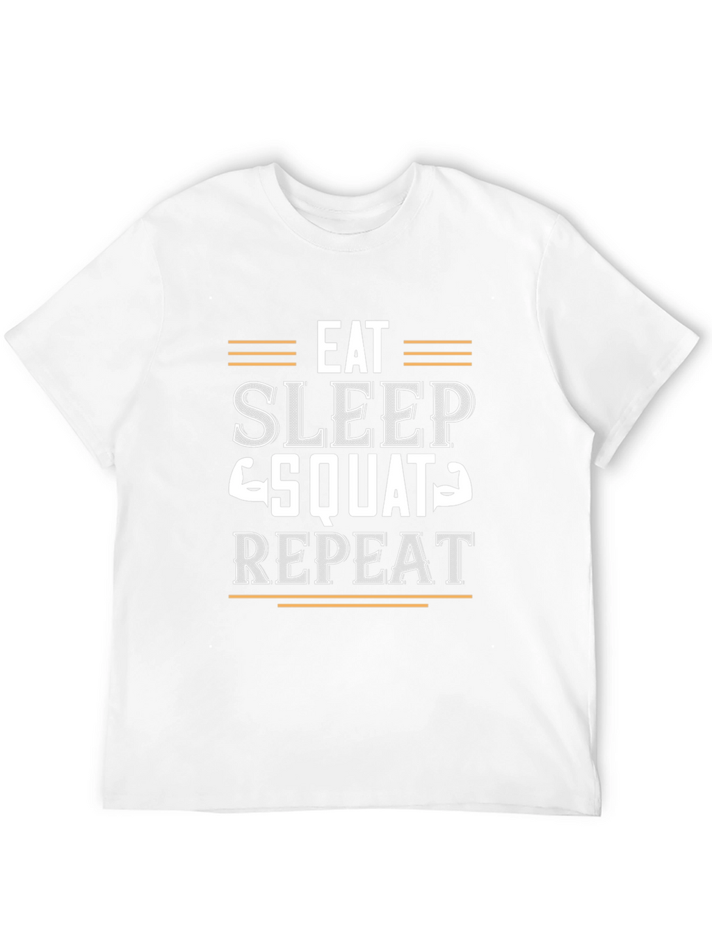 Eat Sleep Squat Repeat Gym Workout T-Shirt