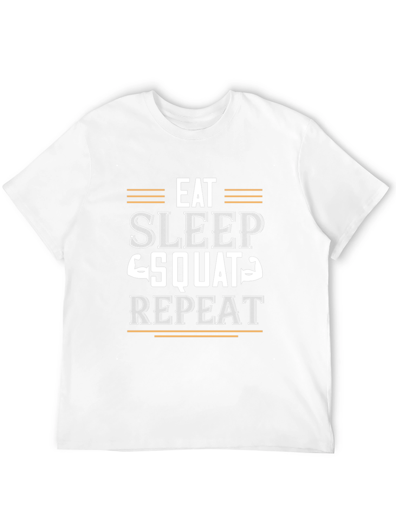 Eat Sleep Squat Repeat Gym Workout T-Shirt