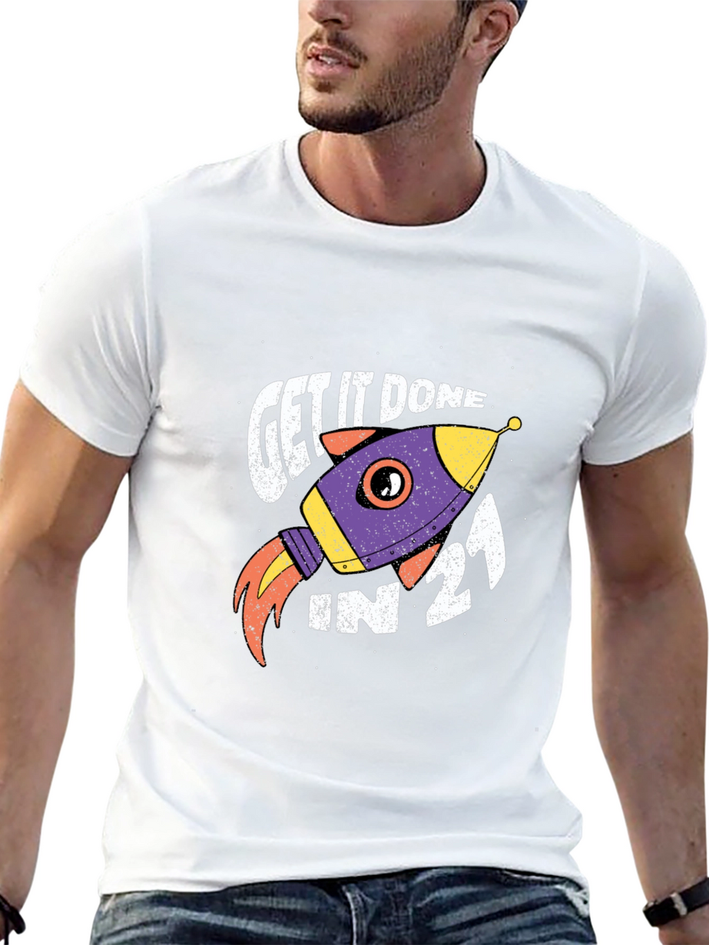 Get it Done Rocket Graphic Tee