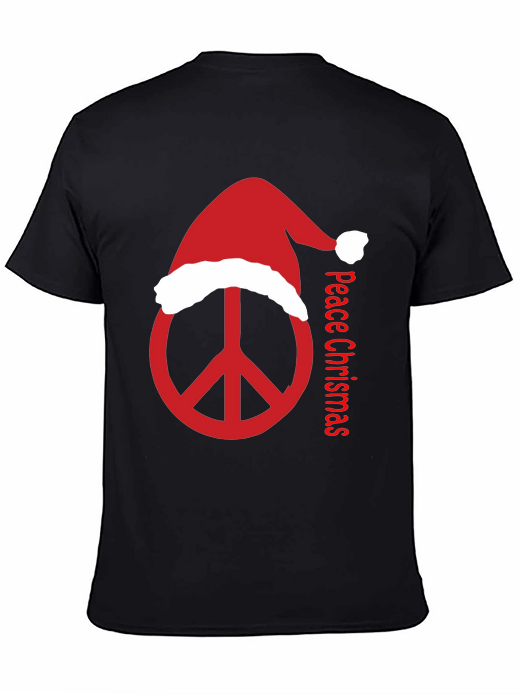 Peace Christmas T-Shirt - Holiday Peace Sign Tee