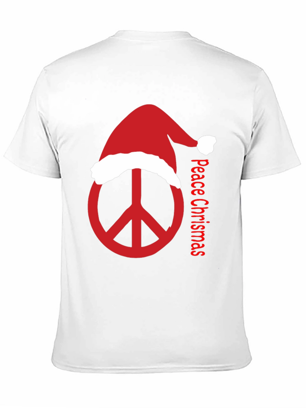 Peace Christmas T-Shirt - Holiday Peace Sign Tee