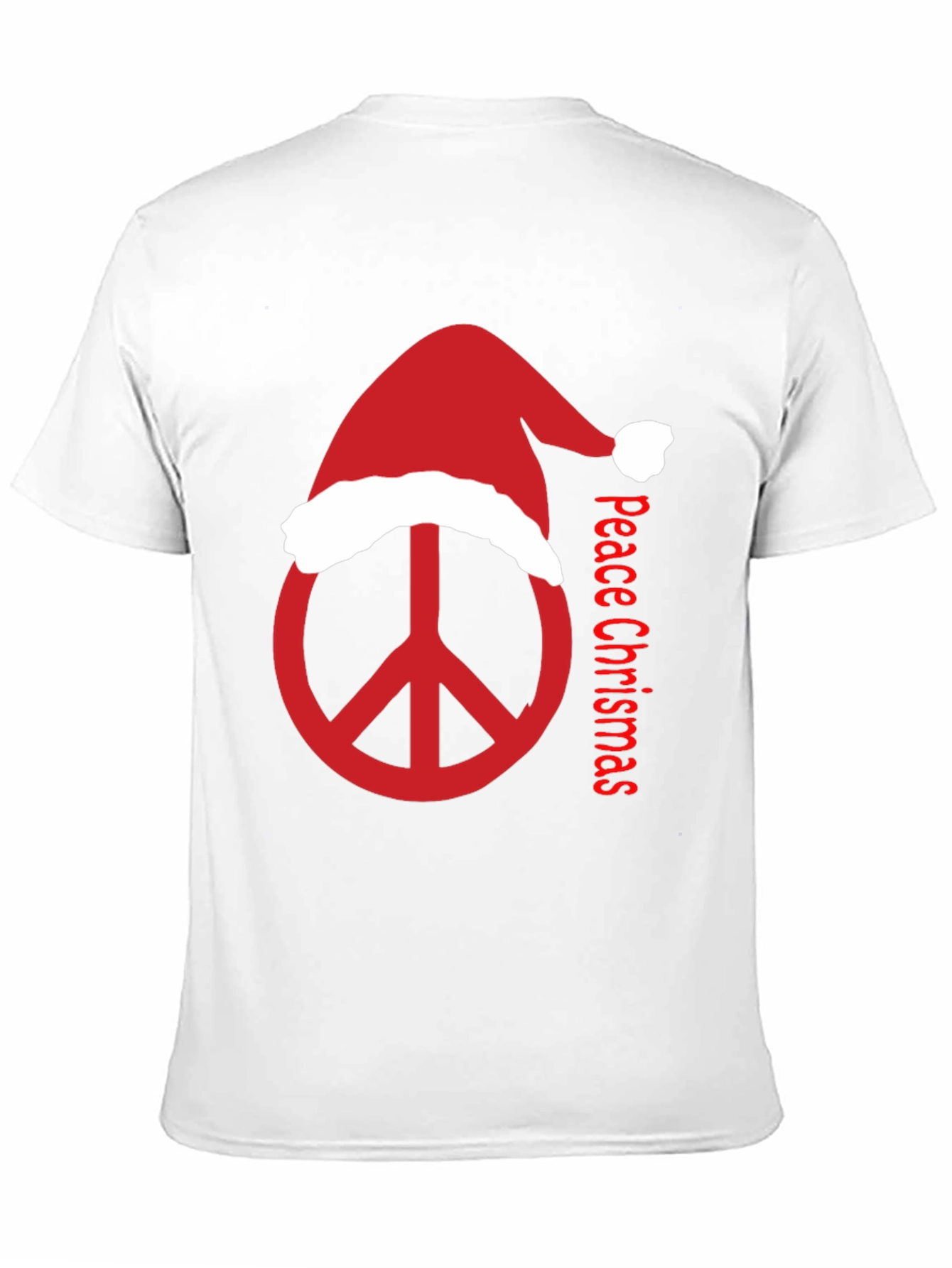 Peace Christmas T-Shirt - Holiday Peace Sign Tee