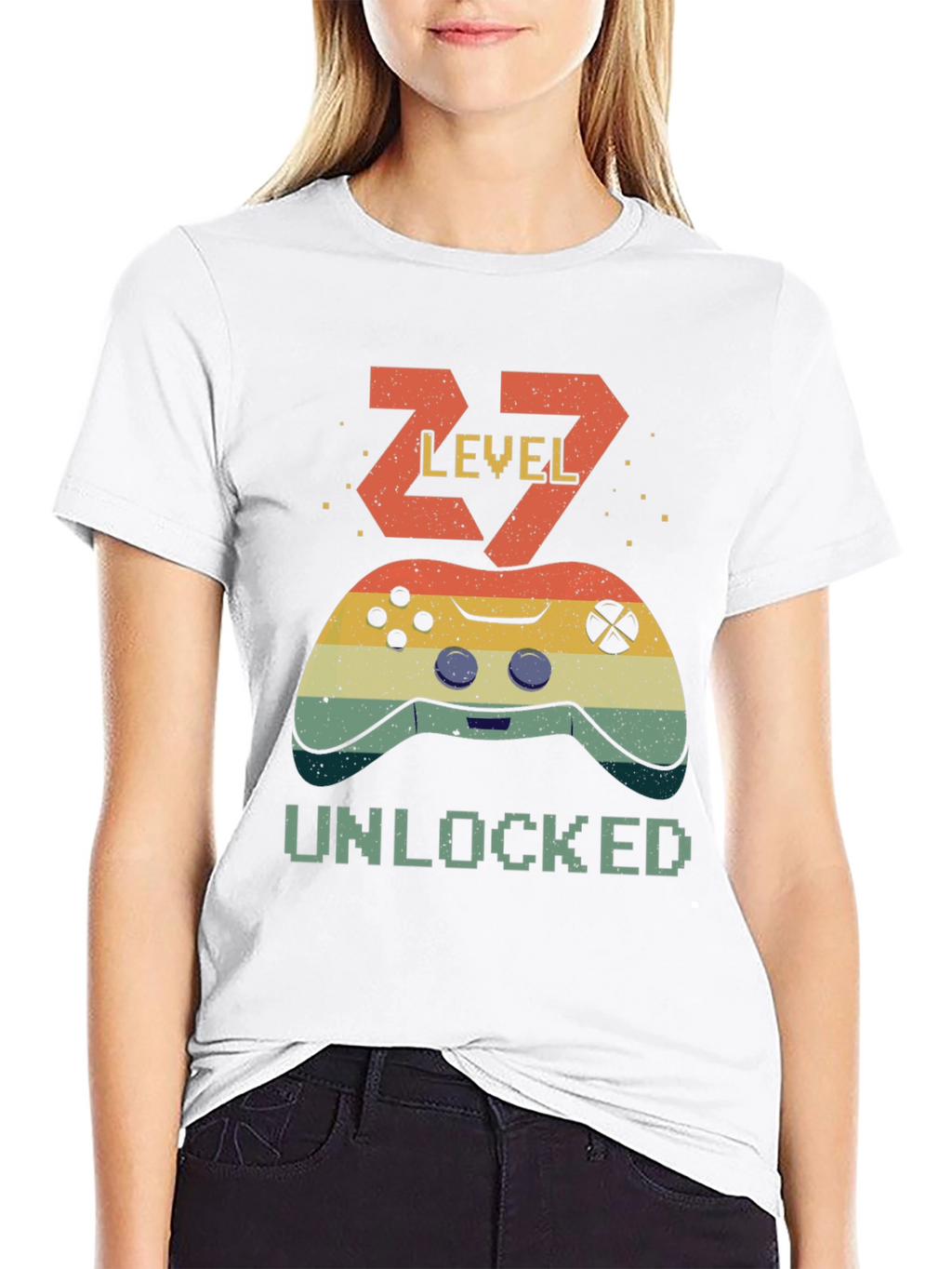 Level 27 Unlocked Gamer T-Shirt