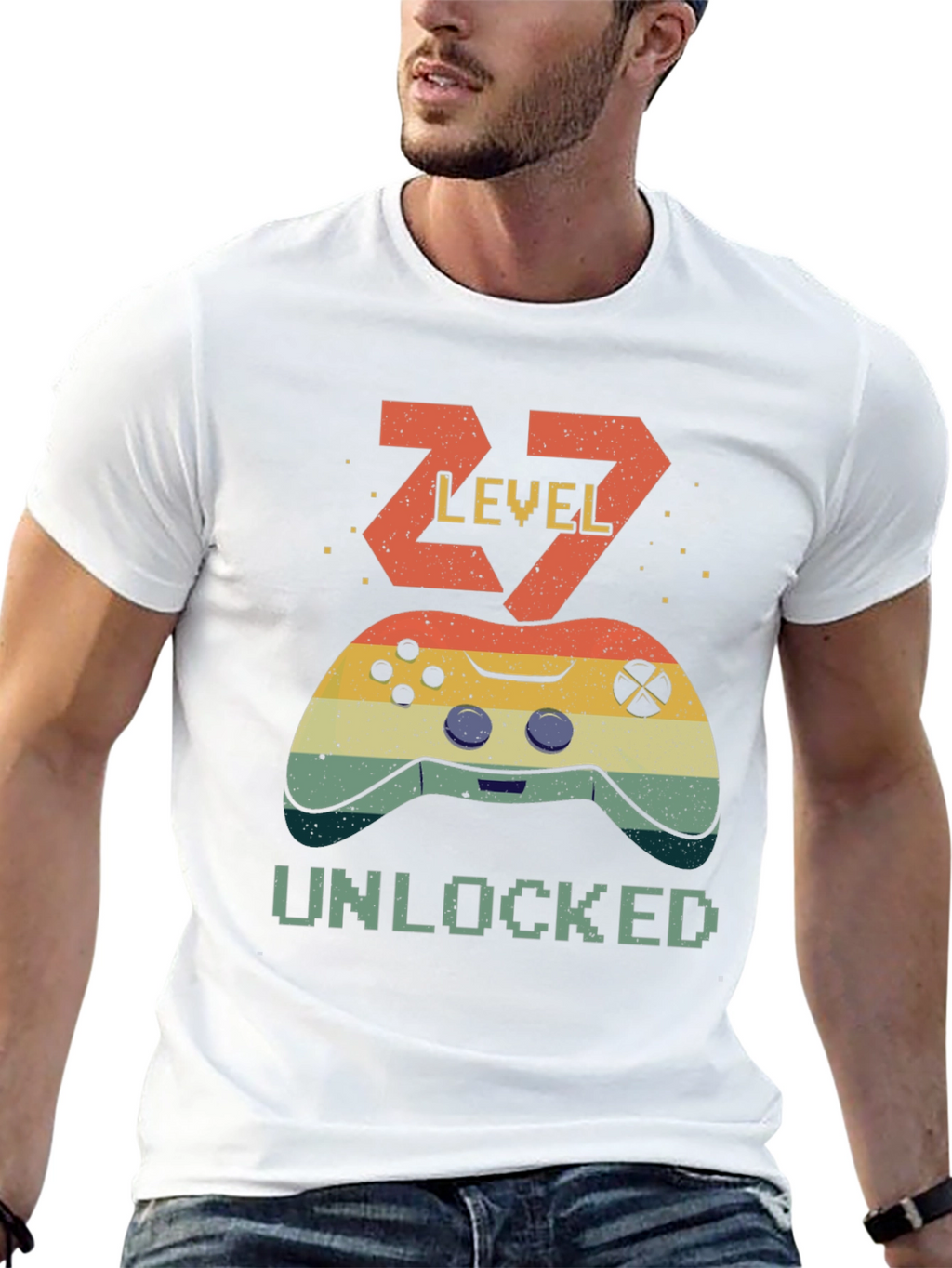 Level 27 Unlocked Gamer T-Shirt