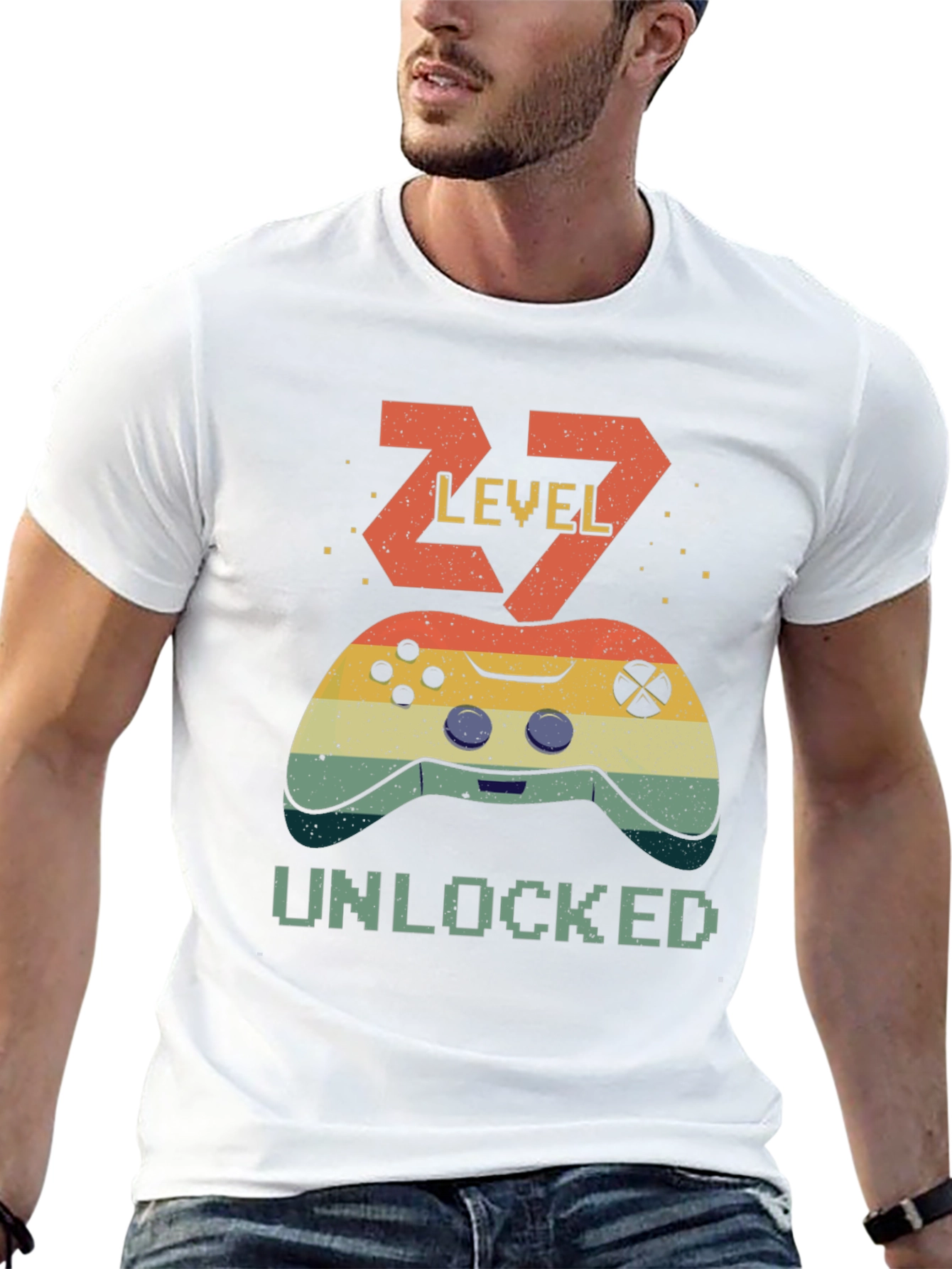 Level 27 Unlocked Gamer T-Shirt
