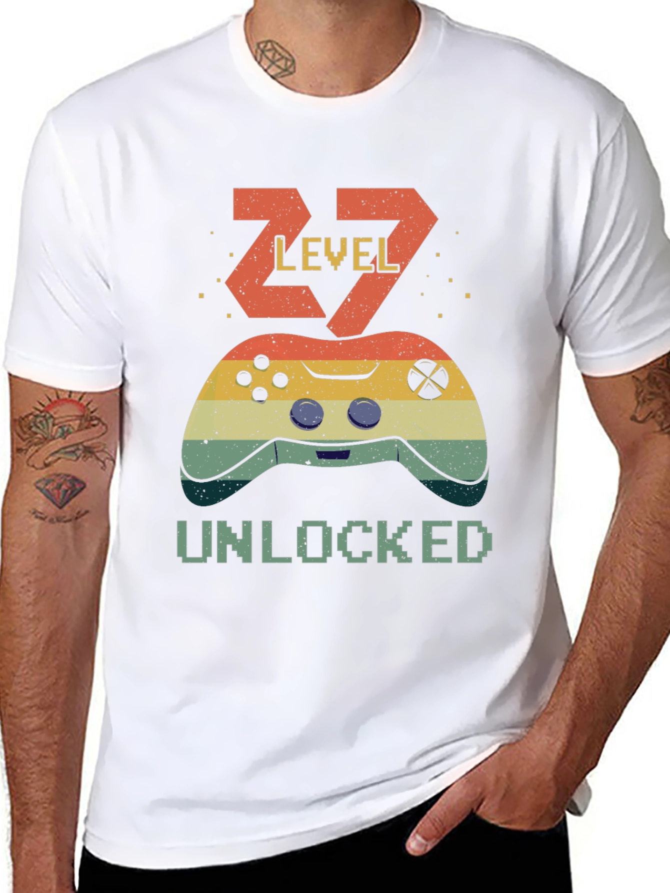 Level 27 Unlocked Gamer T-Shirt