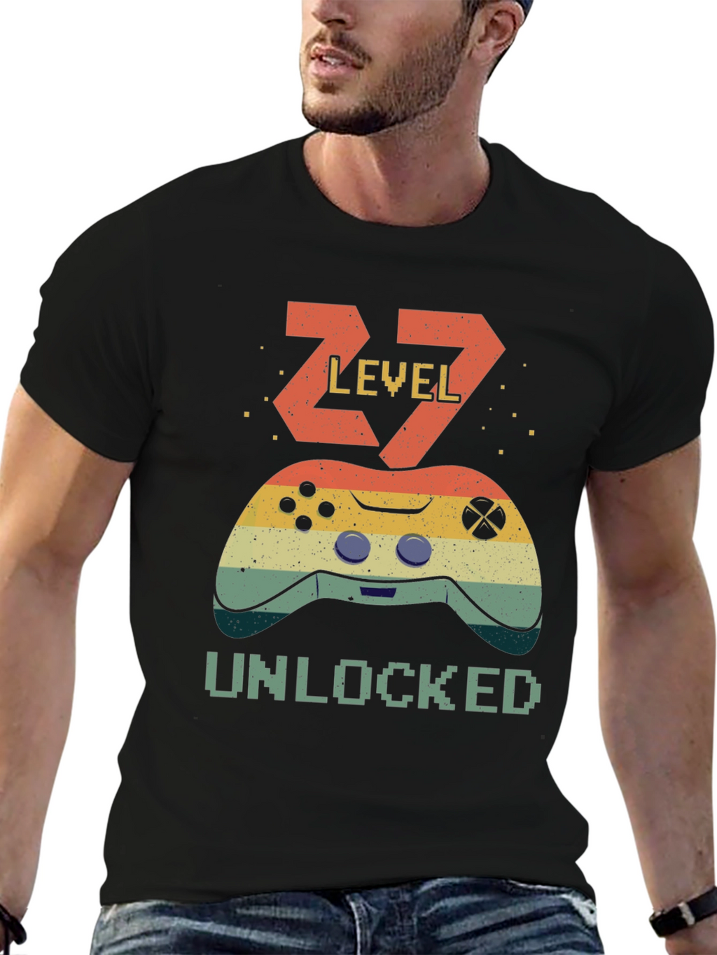 Level 27 Unlocked Gamer T-Shirt