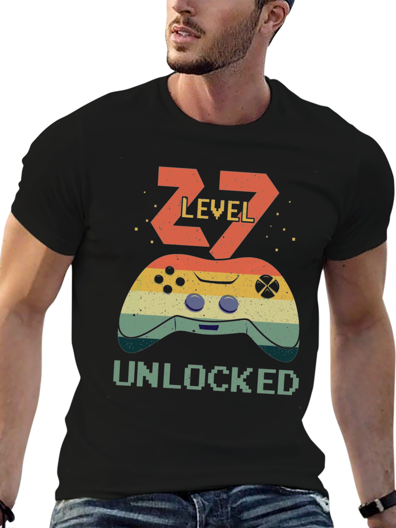 Level 27 Unlocked Gamer T-Shirt