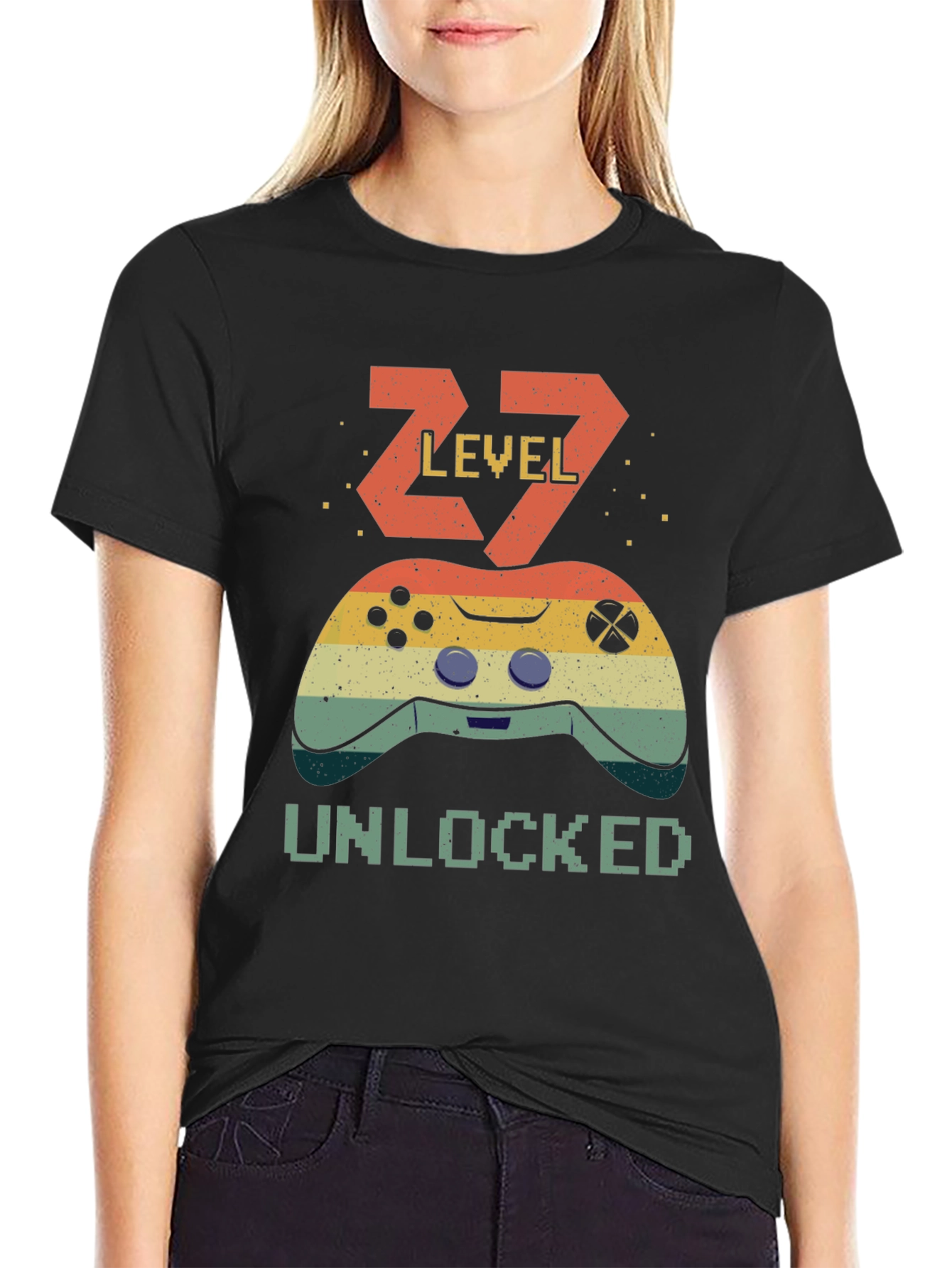 Level 27 Unlocked Gamer T-Shirt