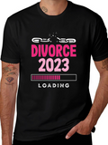 Divorce 2023 Loading T-Shirt Funny Breakup Tee