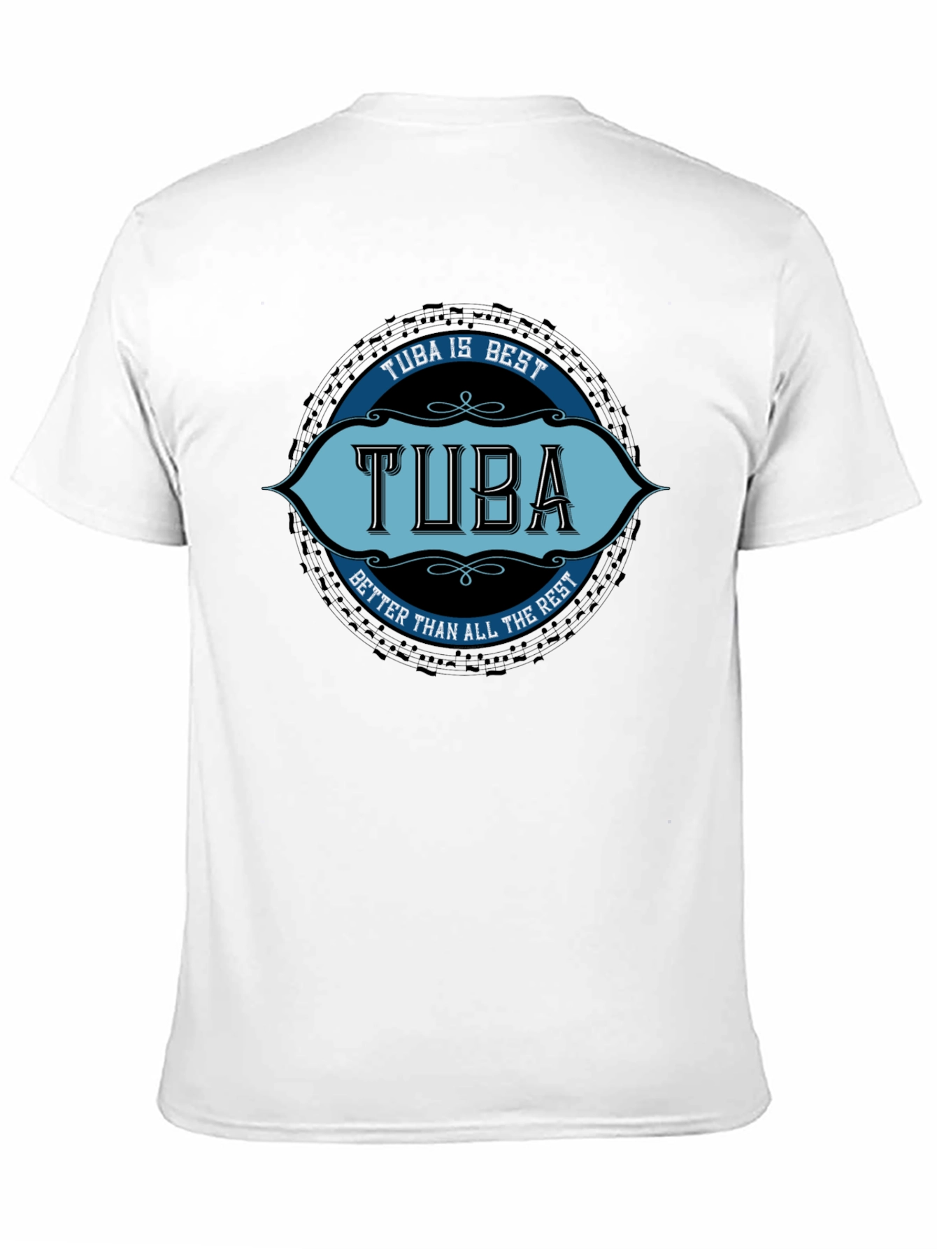 Tuba is Best Black T-Shirt