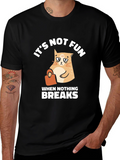 Its Not Fun Cat Graphic T-Shirt