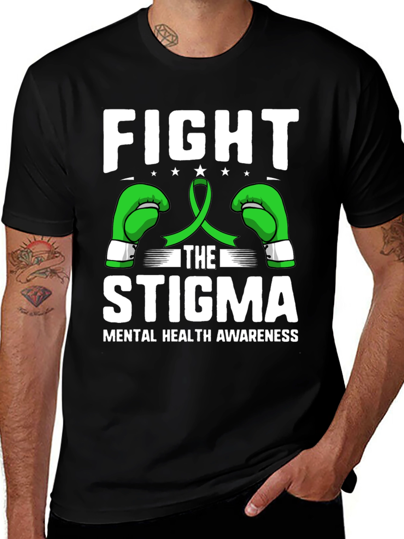 Fight the Stigma Mental Health Awareness T-Shirt