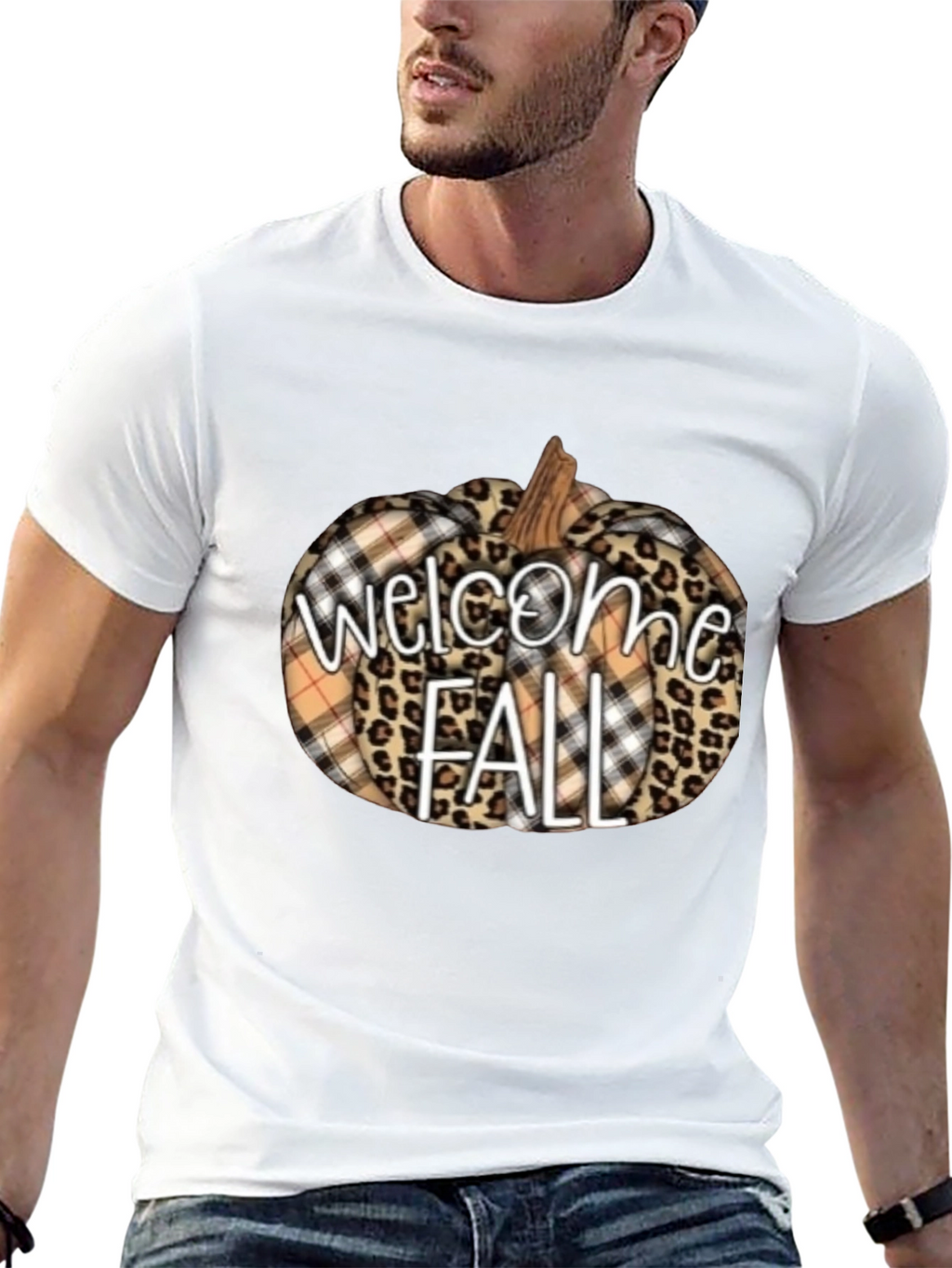 Welcome Fall Pumpkin Graphic Tee