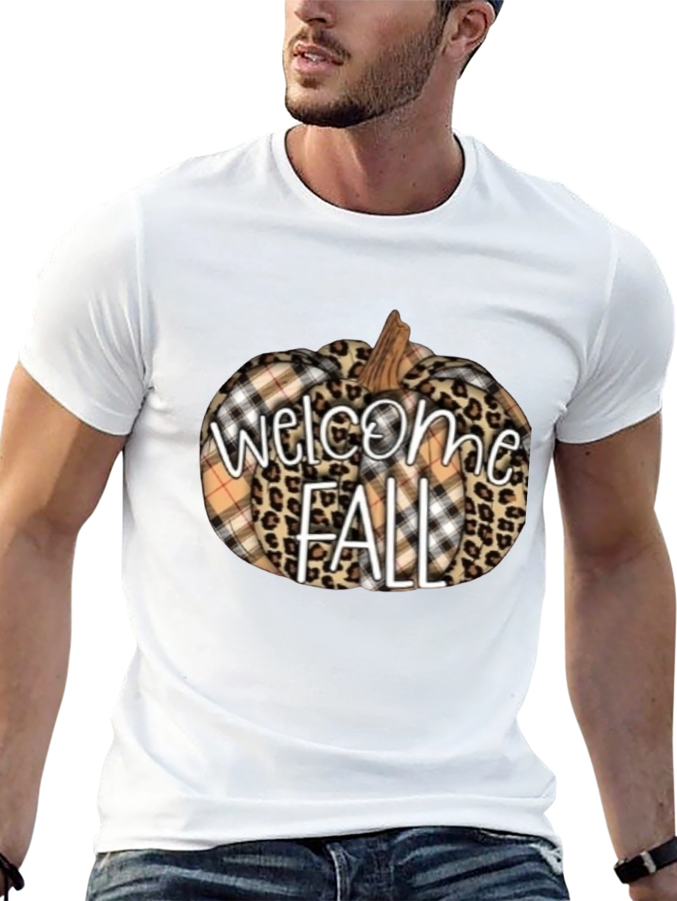 Welcome Fall Pumpkin Graphic Tee