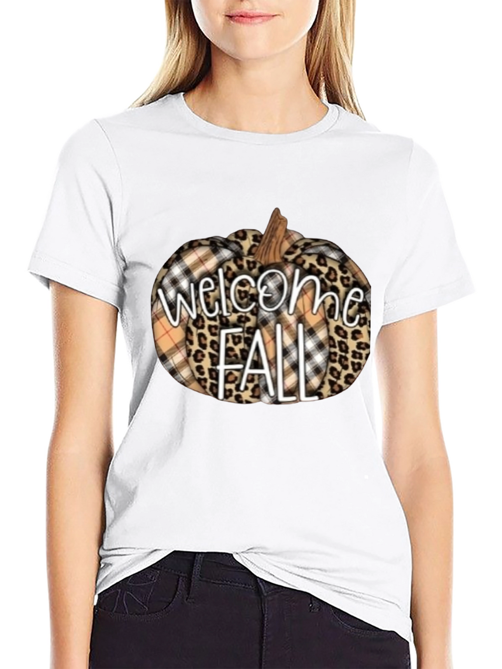 Welcome Fall Pumpkin Graphic Tee