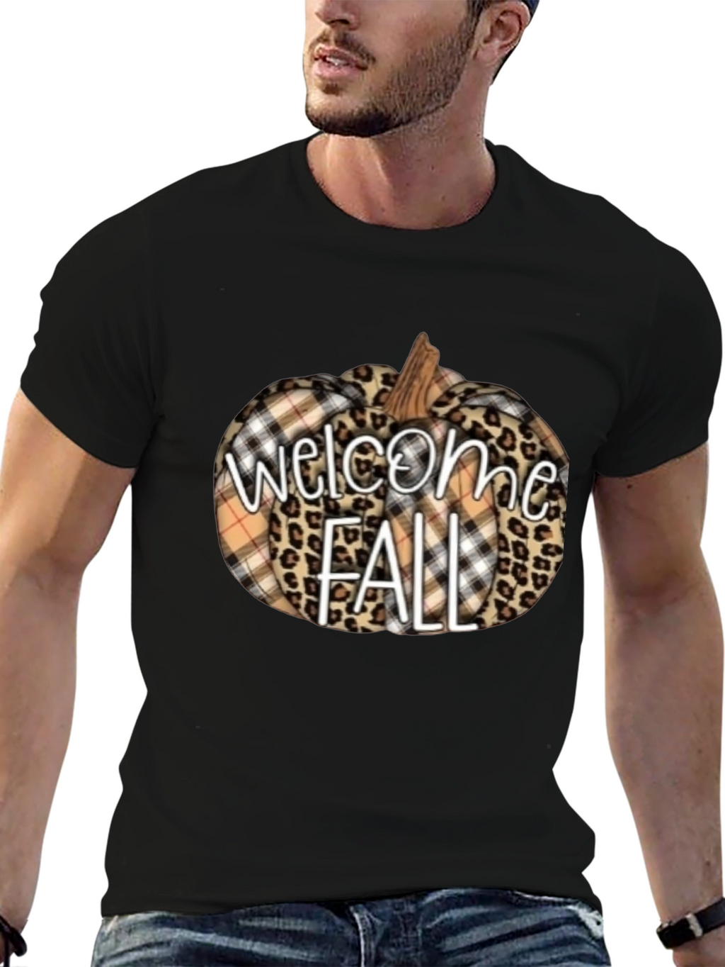 Welcome Fall Pumpkin Graphic Tee