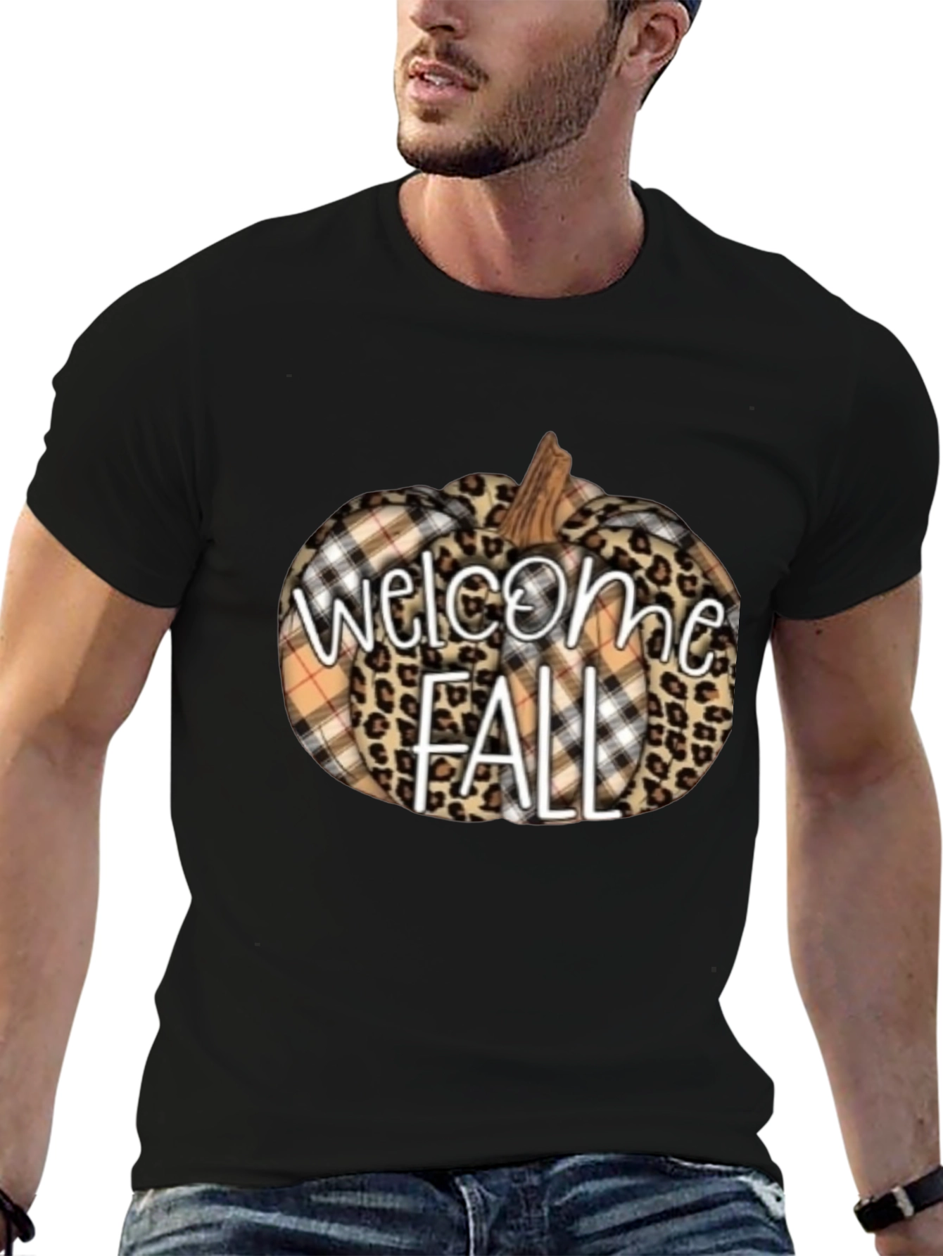 Welcome Fall Pumpkin Graphic Tee