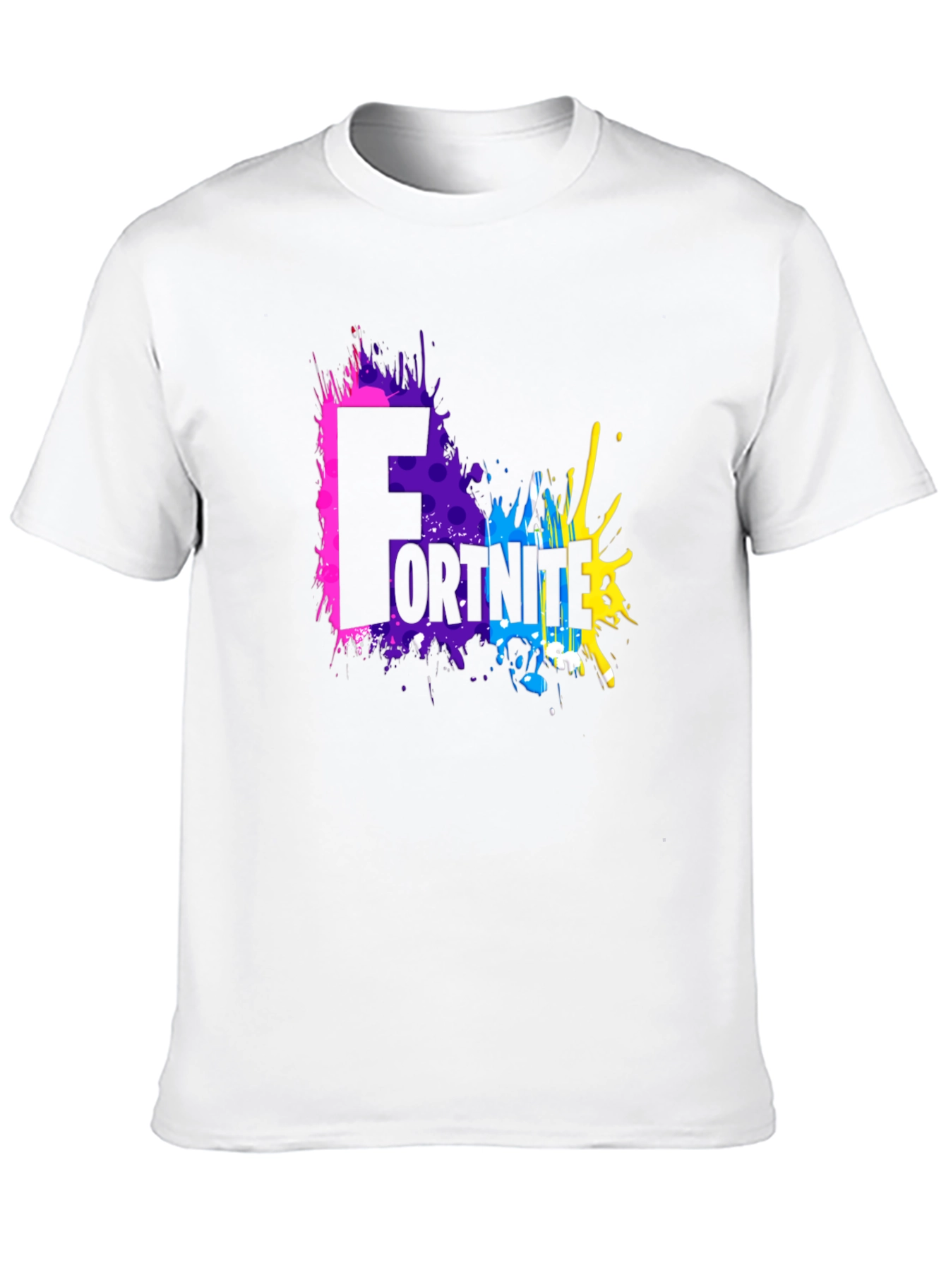 Fortnite Splatter Graphic Black T-Shirt