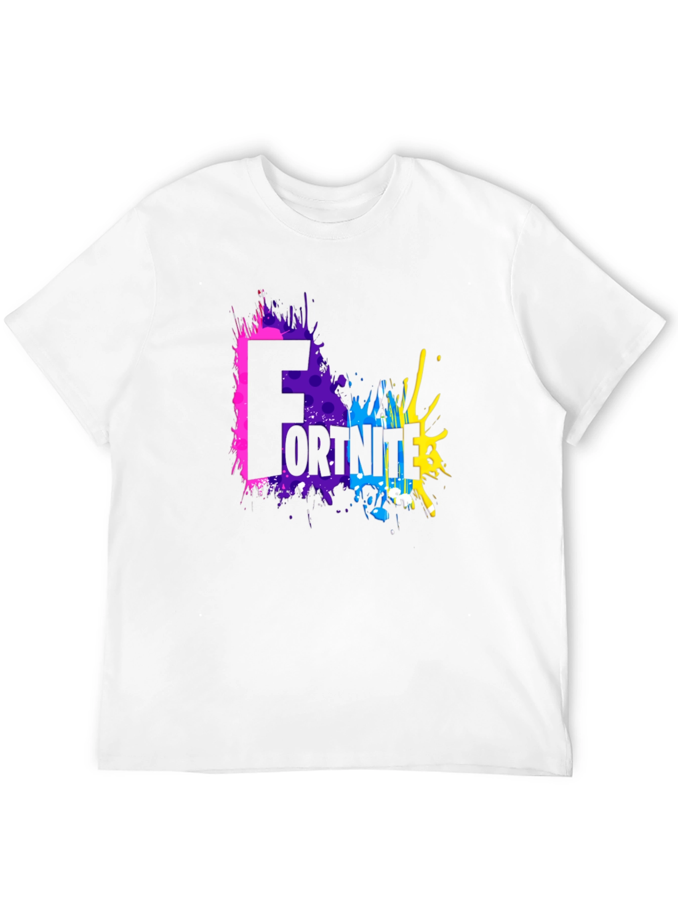 Fortnite Splatter Graphic Black T-Shirt