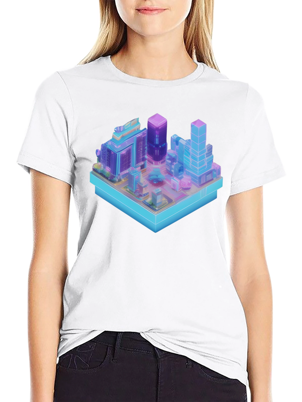Isometric Cityscape T-Shirt