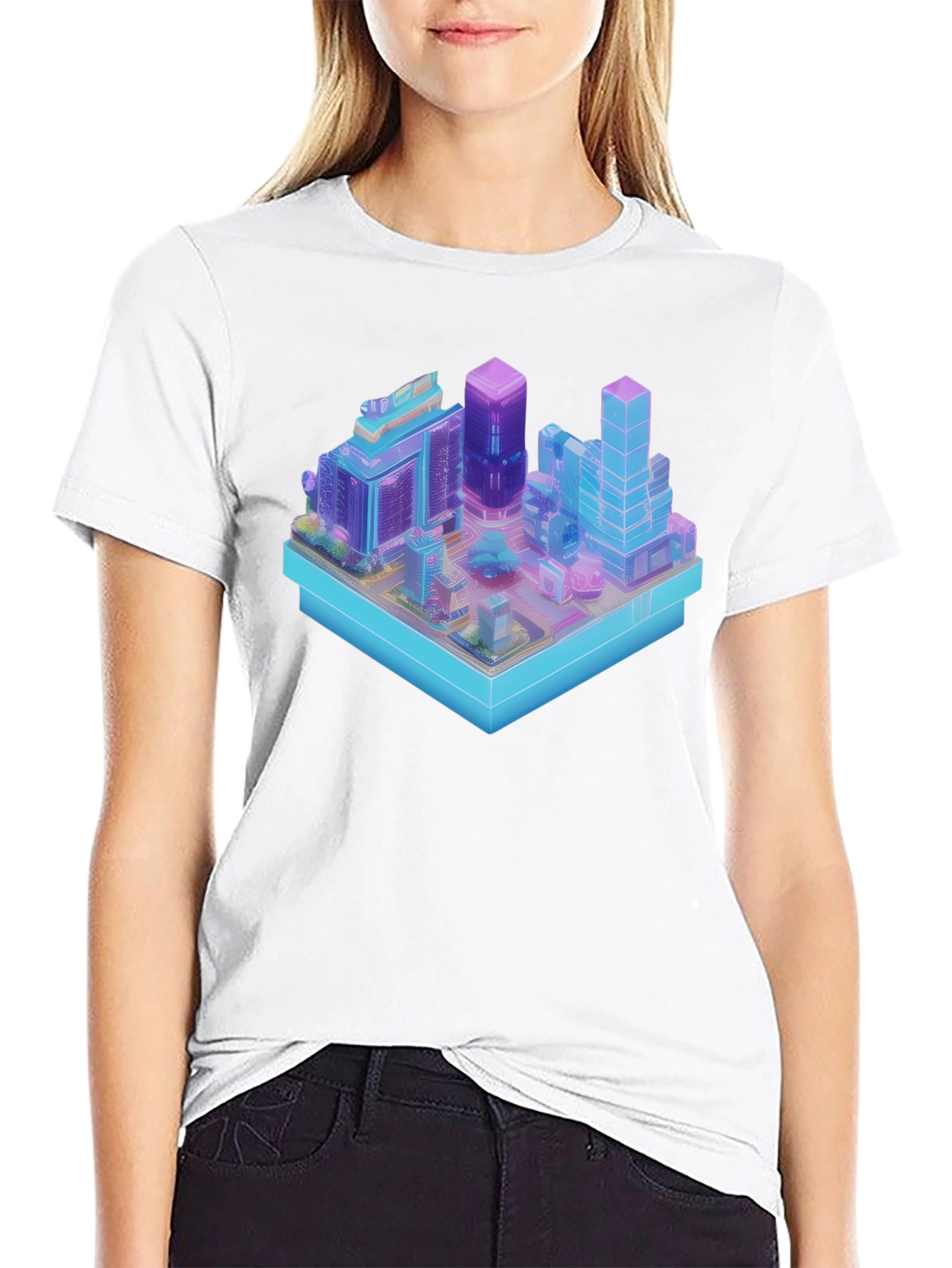 Isometric Cityscape T-Shirt