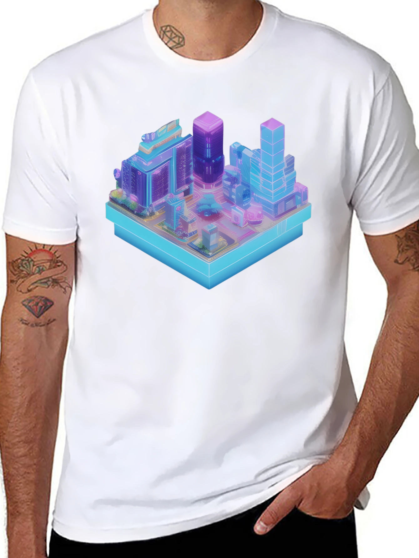 Isometric Cityscape T-Shirt